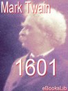 1601 (eBook)